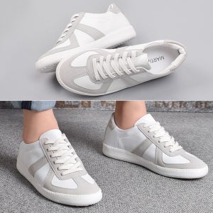 독일군 스니커즈 가죽 3.5cm 키높이 남자 운동화