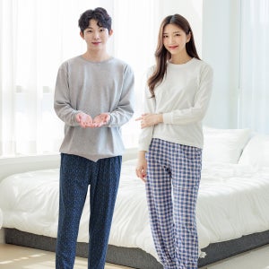 피치기모 9부 수면잠옷 남여공용 보들보들 따뜻함 신축성 8가지패턴