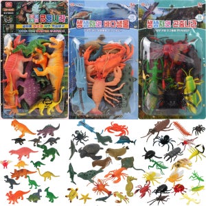 신나는 피규어 동물 바다생물 해양 육지 공룡 곤충 피규어 유아 놀이 남아장난감