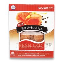 코스트코 푸드엔씨 훈제연어 페퍼 슬라이스 270G X 2팩 아이스박스포장