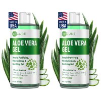 KP Cure Aloe Vera Gel 알로에 베라 젤 473ml(16oz) 2개