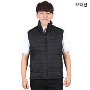 USB 3단 조절 발열 패딩 조끼 배터리증정