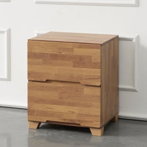 올리버 450 2단 서랍장 안방 드레스룸 낮은 옷 수납장 협탁