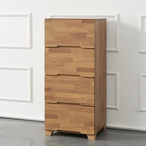 올리버 450 4단 틈새 침대 옆 폭좁은 옷 수납장