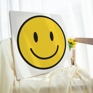 스마일 그림 액자 카페 거실 캔버스 인테리어 꽉찬 스마일1 30x30