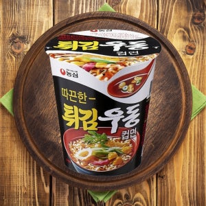 농심 튀김 우동 소컵 6개입 컵라면 작은컵 라면