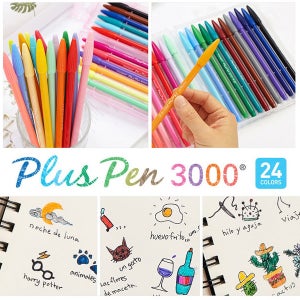 모나미 프러스펜 3000 24색 세트 수성싸인펜 수성펜