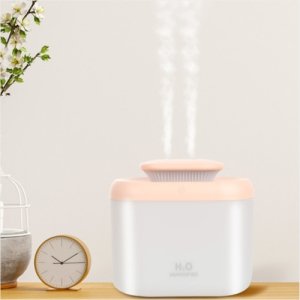 이클아트 듀얼 노즐 LED 무드등 저소음 가습기 A12 대용량 수조 3,300ml
