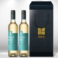 [ 포엠 화이트 와인 세미 스위트 선물 세트 ] 500ml x 2병 / 12도