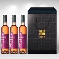 [ 포엠 와인 로제 선물 세트 ] 500ml x 3병 / 12도 / 디저트