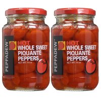 Peppadew 페퍼듀 핫 홀 스위트 피콴테 페퍼 400g(14oz) 2팩 HOT Whole Sweet Piquante Peppers