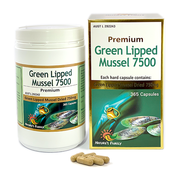 Nature’s Family <b>프리미엄</b> 순수초록홍합 <b>7500</b> 365정