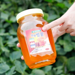 천연벌꿀 야생화 잡화꿀 양봉 자연꿀 국산 순창 담예찬 2.4kg, 1개