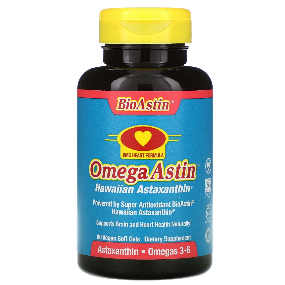 Nutrex hawaii OmegaAstin Hawaiian Astaxanthin 뉴트렉스하와이 <b>오메가아스틴</b> 하와이안 아스타잔틴 60소프트젤