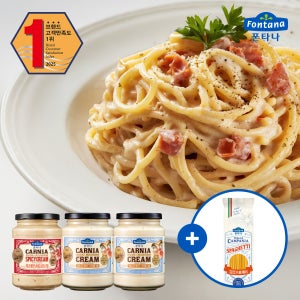 폰타나 크림파스타소스 430g 3병 베이컨&머쉬룸 스파이시 외 선택구매