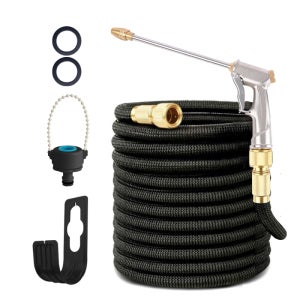 매직 고압 물호스 롱건 세트 최대길이22m 세차 청소 워터건 정원 수도 베란다 호수