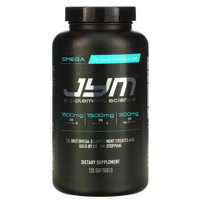 <b>JYM Supplement Science</b> 오메가 3 120 소프트 젤