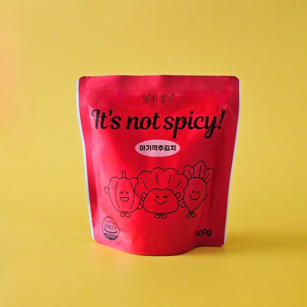 얼라맘마 아기김치- It’s not spicy 깍추김치 (1단계)