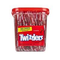 Twizzlers Strawberry Twists 트위질러 스트로베리 트위스트 캔디 180개입