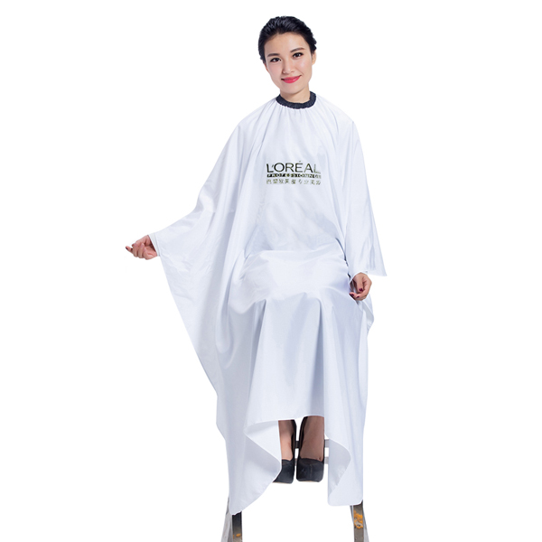 화이트 미용 커트보 고리 미용실 컷트보