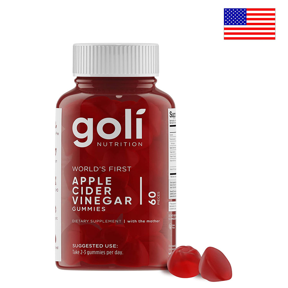 미국 Goli Nutrition 애플사이다비니거 60구미젤리