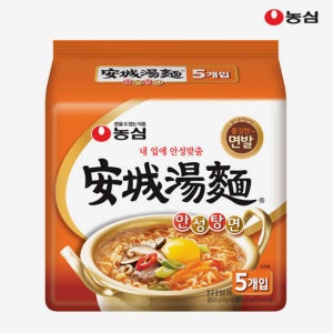 농심 안성탕면 멀티팩 박스 125gx5입 8팩