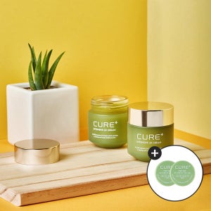 [미니샘플 2개 증정] [김정문알로에] 큐어 인텐시브 2X 크림 50ml, 2개