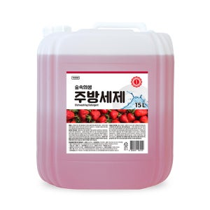 숲속의샘 업소용 주방세제 대용량말통 15L