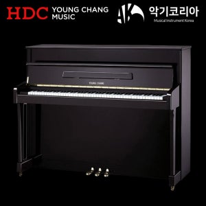 영창 Y114 BP 업라이트 피아노 블랙 유광