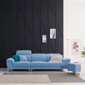 서광퍼니처 바엘 사하라 패브릭 이지클린 4인용 쇼파 sk