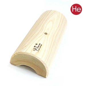 편백나무 경침 베개 목침 거북목 일자목 디스크 목운동 경추 마사지 목침 경추 지압 베개 편백나무베개 (소)