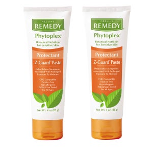 Medline Remedy 메드라인 레머디 피토플렉스 프로텍턴트 Z 가드 파스테 피부 자극 보호 크림 4oz(113g) 2개 Phytoplex Z Guard Skin Protect
