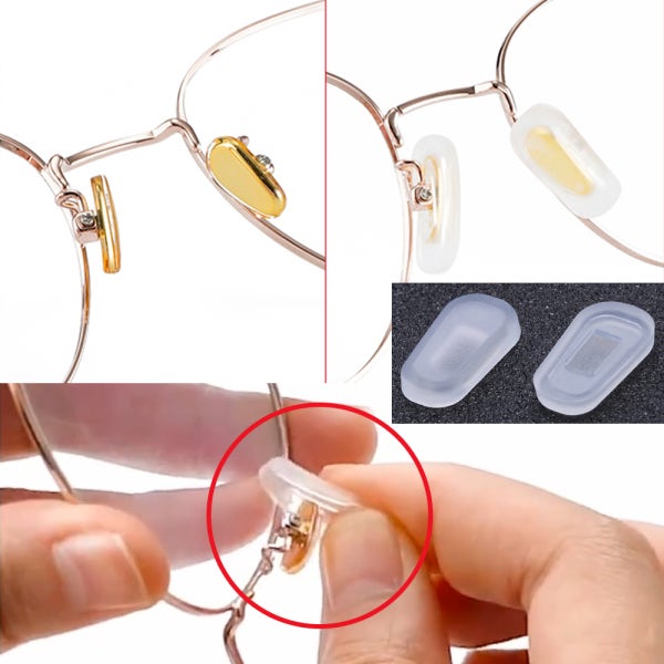 실리콘 안경코받침 커버 안경자국 흘러내림방지 통증방지 코패드