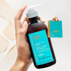 모로칸 헤어 오일 인텐스 컬 크림 300ml 미용실 모르칸 볼륨 컬링 에센스