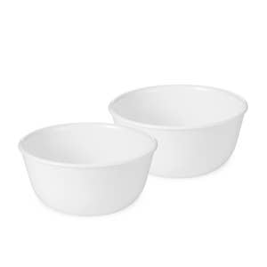 코렐 저스트화이트 면기소 2P / 접시세트 집들이선물 예쁜식기 신혼부부그릇 파스타 샐러드