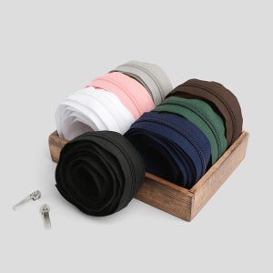 5호 홈패션 롤지퍼 가방 베게 지퍼부자재 7컬러