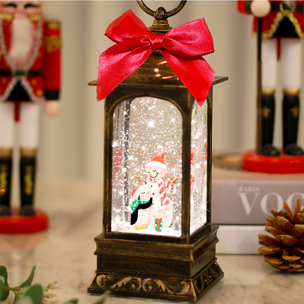 크리스마스 소품 led 크리스마스 오르골 스노우볼 크리스마스 선물 회전목마 램프