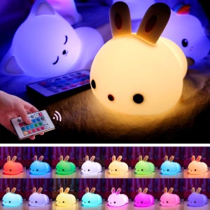 JJBB 실리콘무드등 토끼 미니수면등 취침등