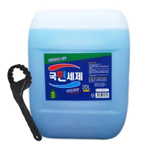 국민 액체 세제 20L 대용량 진한겔타입 세탁+말통 오프너