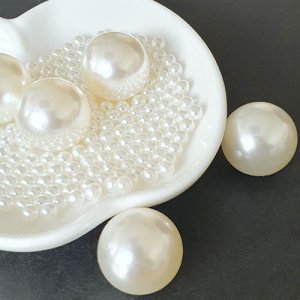 고광택 무구멍 왕진주알 진주비즈 액세서리 DIY부자재 만들기재료