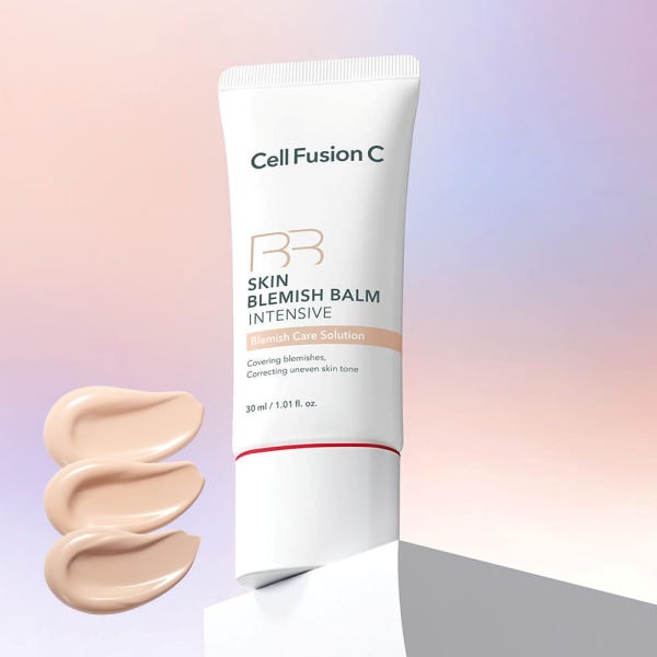 셀퓨전씨 스킨 블레미쉬 밤 인텐시브 30ml / 자연스러운 안심 성분 모공 홍조 커버 리페어 비비크림