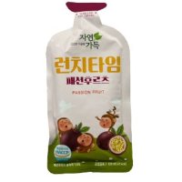 런치타임, 패션후르츠, 백향과, 음료, 음료수,