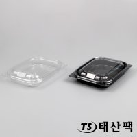 MT-205 반찬 샐러드 용기(PET) 투명, 검정