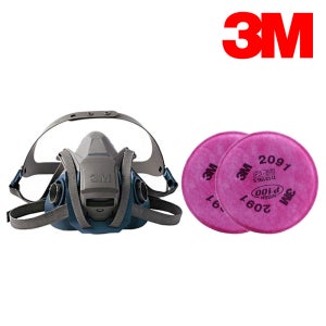 3M 6502QL 2091 양구형 면체마스크 세트