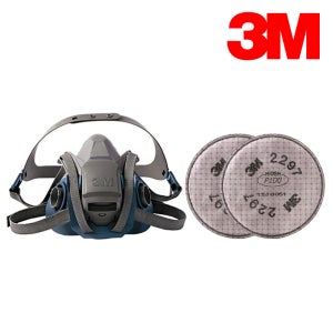 3M 6502QL 2297 양구형 면체마스크 세트