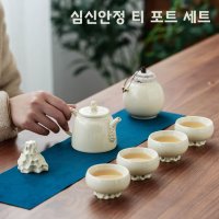 제주 오설록 보성 녹차 꽃차 자스민차 심신안정 차 티포트 세트