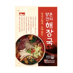 고향식품 옛맛 양촌선지해장국 600g 25개입/box