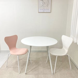 오드나인 [밀키테이블] 화이트 원형 타원형 사각형 라운드 테이블 1000 1100 1200 1400 1600 벤치의자 2인 4인 6인