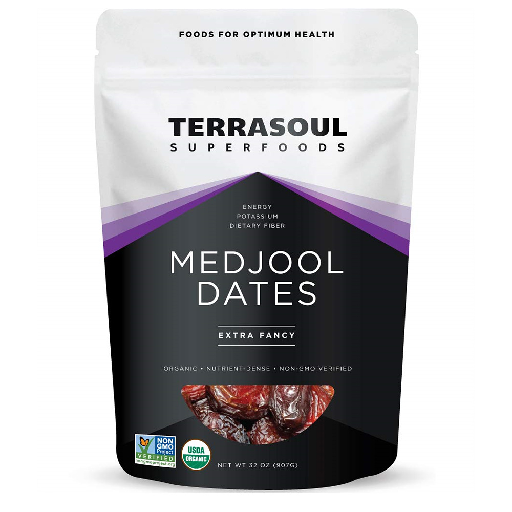 Terrasoul Superfoods Medjool Dates 테라소울 슈퍼푸드 스위트 카라멜맛 메드쥴 대추야자 907g 1팩