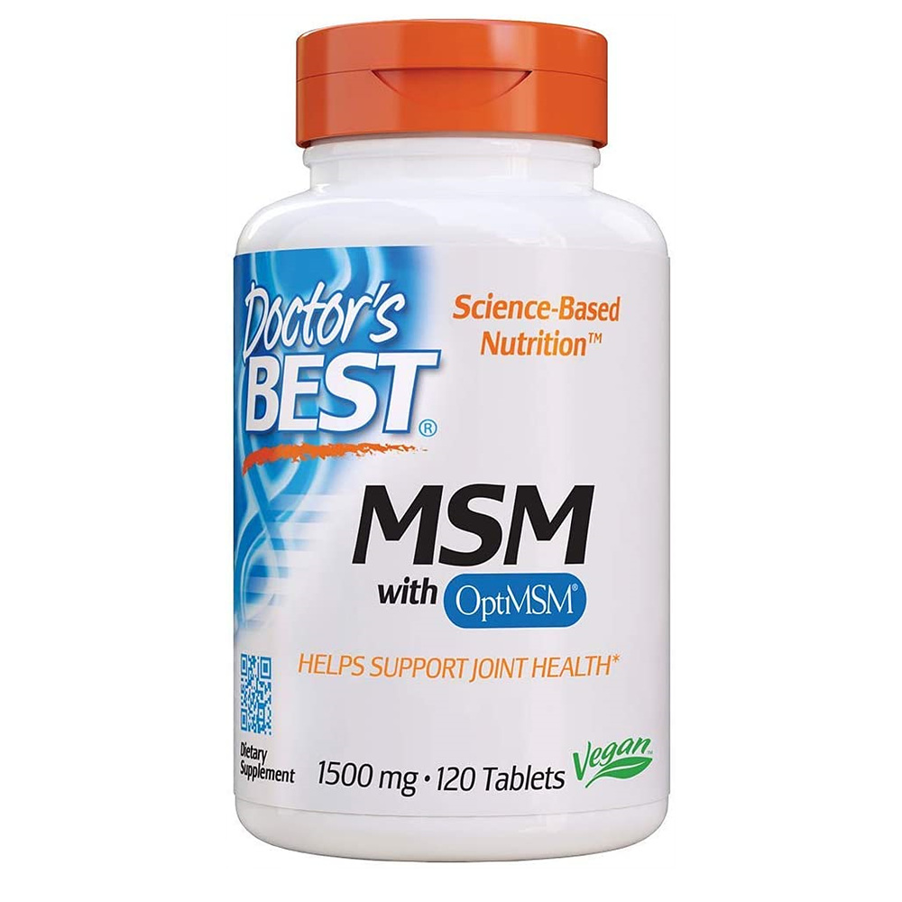 닥터스베스트 - <b>MSM</b> <b>with</b> <b>OptiMSM</b> 엠에스엠 <b>1500mg</b> 120정